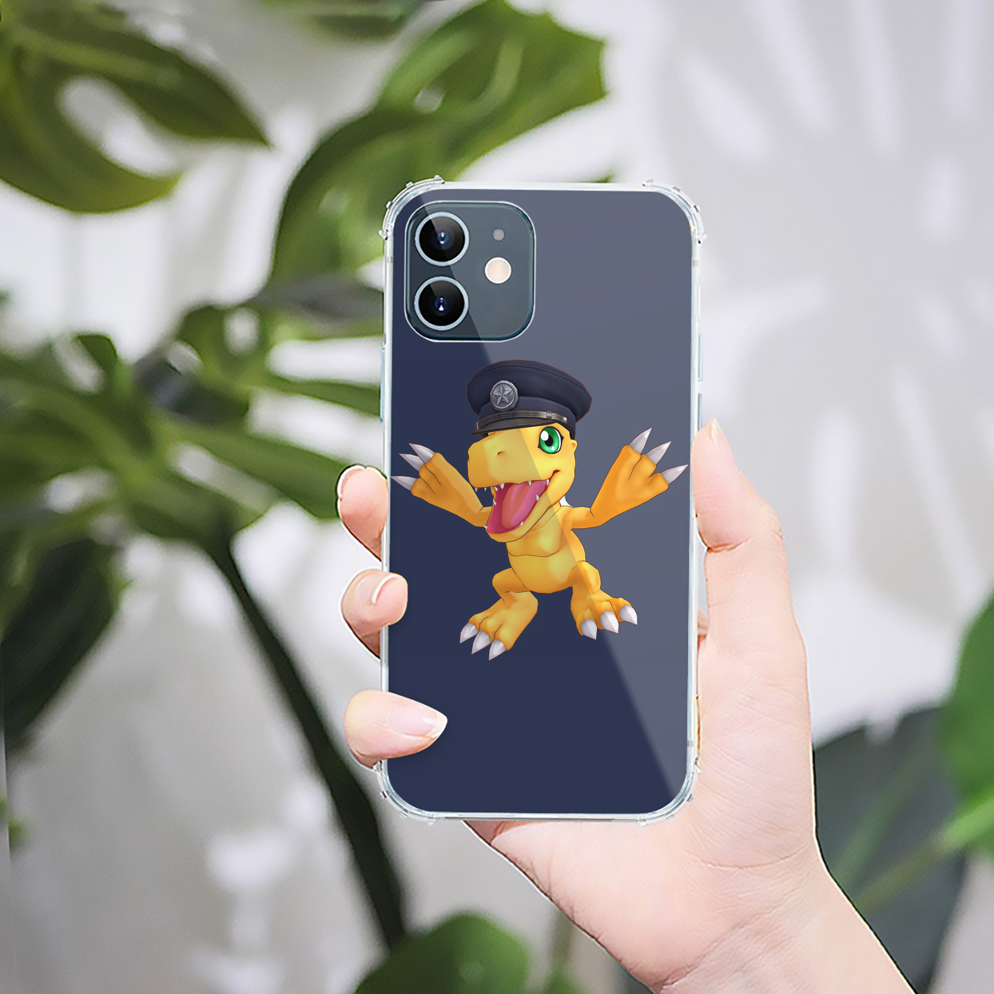 （画像用） Digimon デジタルモンスター/デジモン 【iPhone 12シリーズ対応】透明スマホケース（クリアソフトケース）
